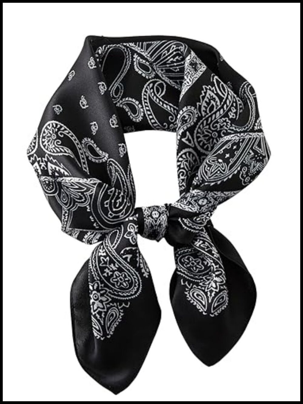 100% Mulberry Silk Square Scarf 27x27 Neck Hair Scarf Bandana